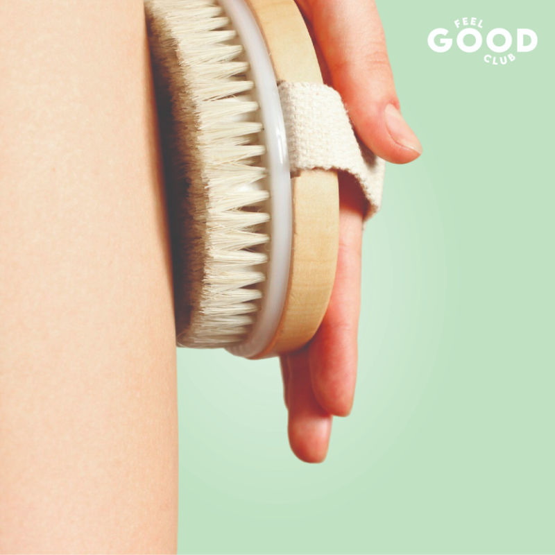 Exfoliating Dry Body Scrubbing Brush For Lymphatic Drainage & Cellulite Management
