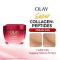 Super Collagen Peptides Moisturizer For Firm & Lifted Skin, Reduces 5 Signs Of Ageing