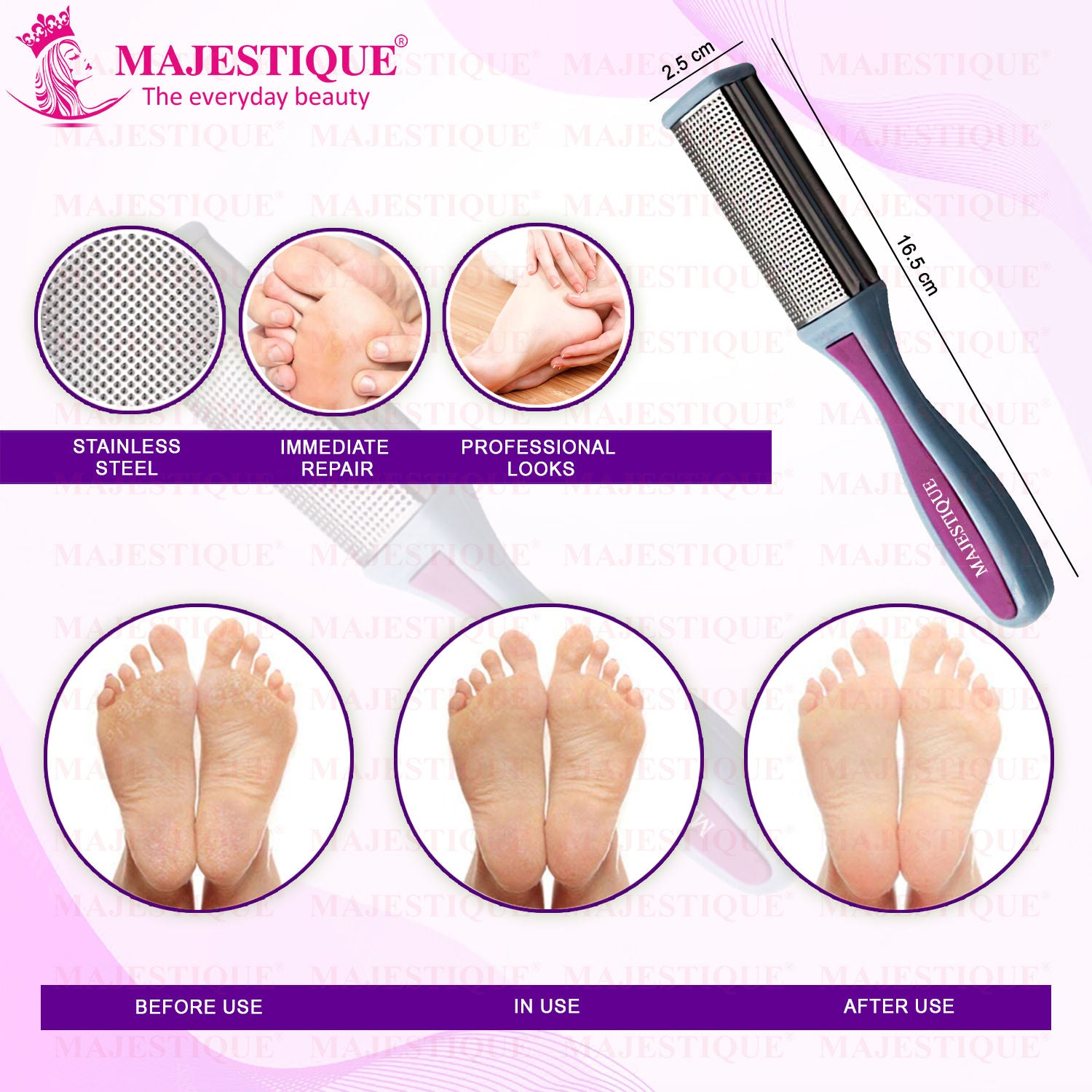 Double-Sided Foot File - Effective & Multidirectional - Color May Vary