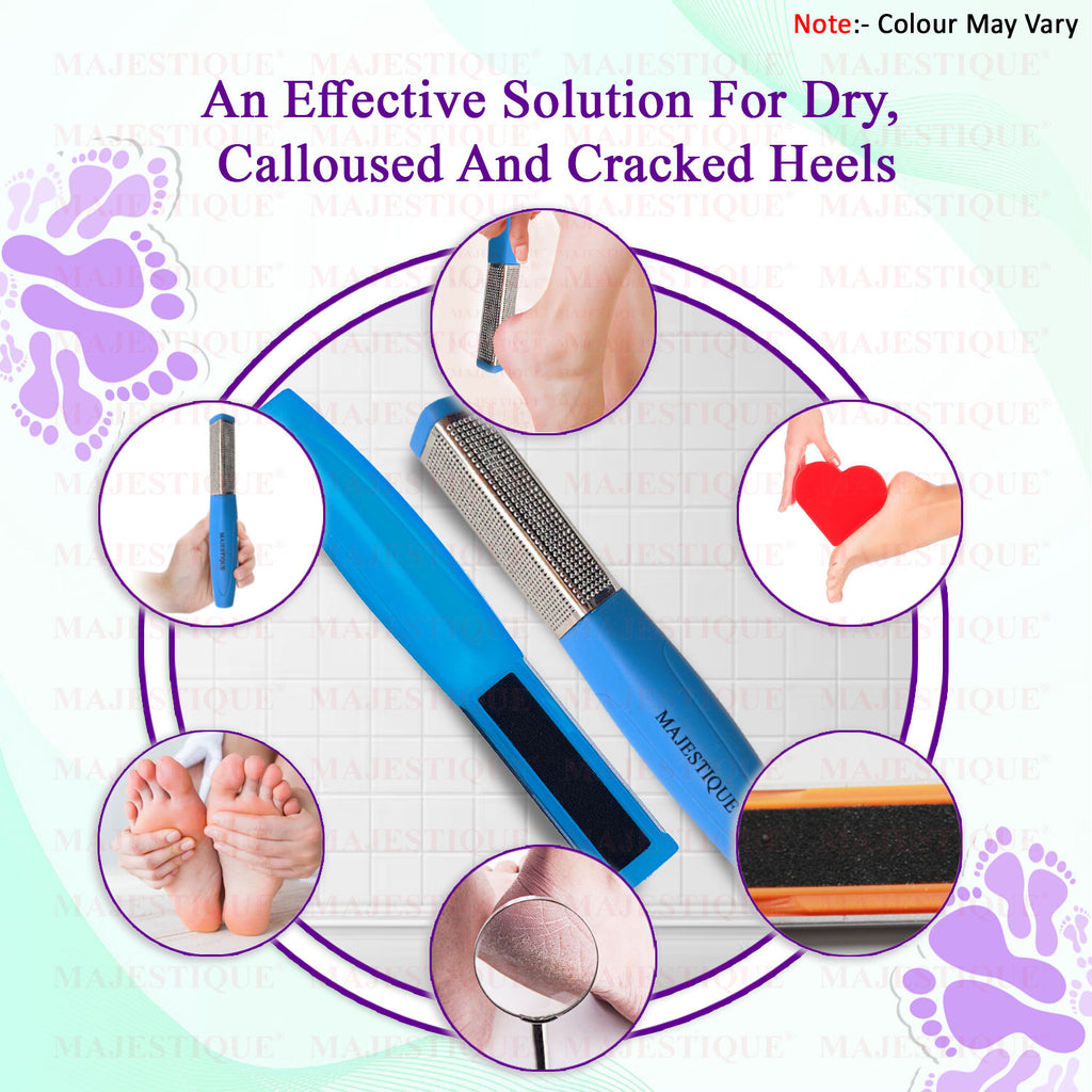 Double Sided Foot Files - Heel Rasp for Foot Scrapper - Color May Vary