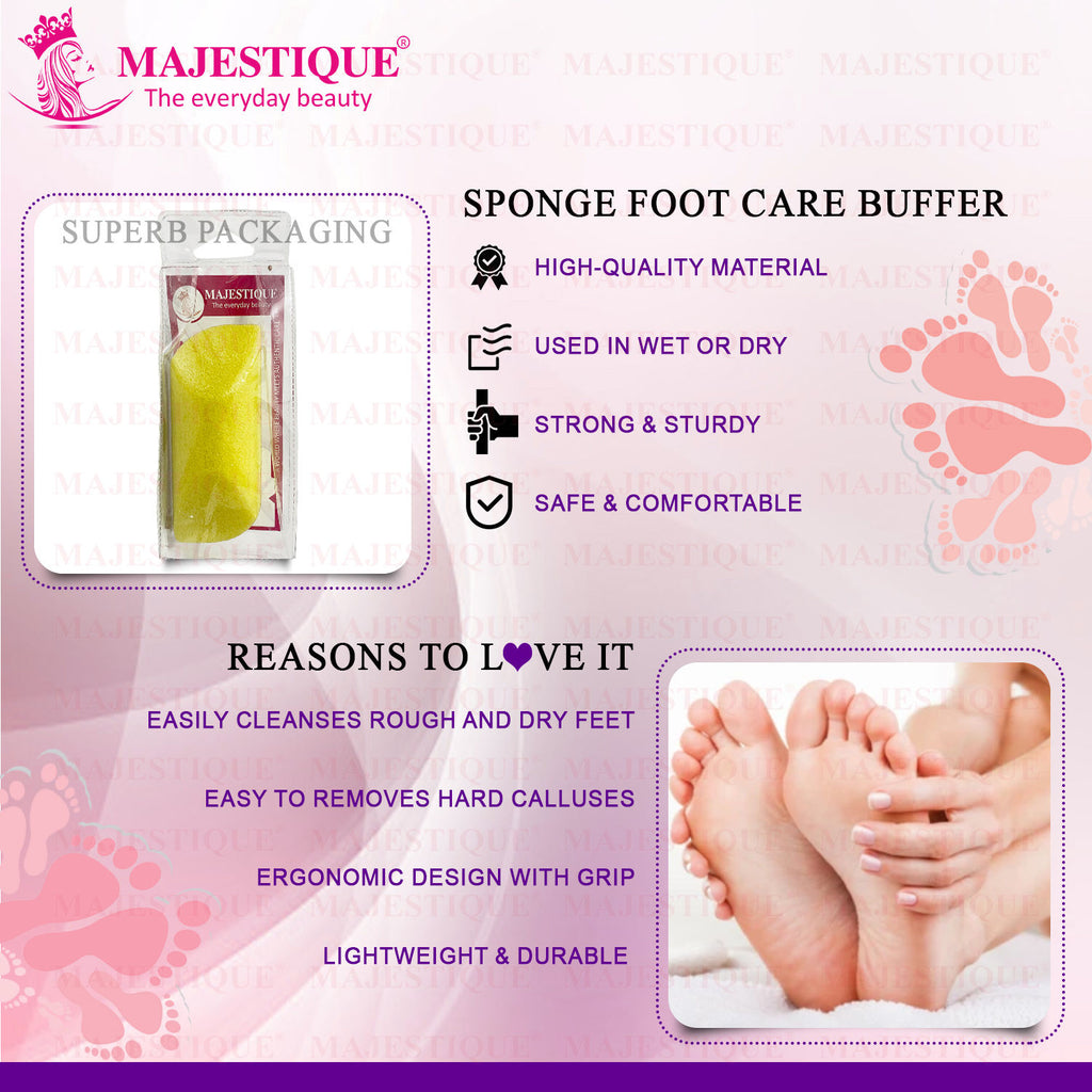 Moisturizing Body Wash & Sponge Foot Buffer, Clean Scent, Exfoliates - Color May Vary