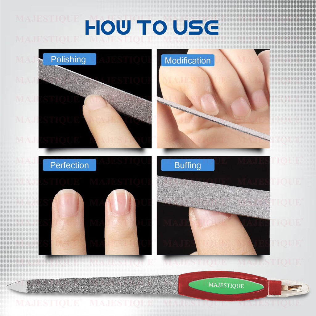 Nail File - Perfect for Filing, Shaping and Polishing - Color May Vary