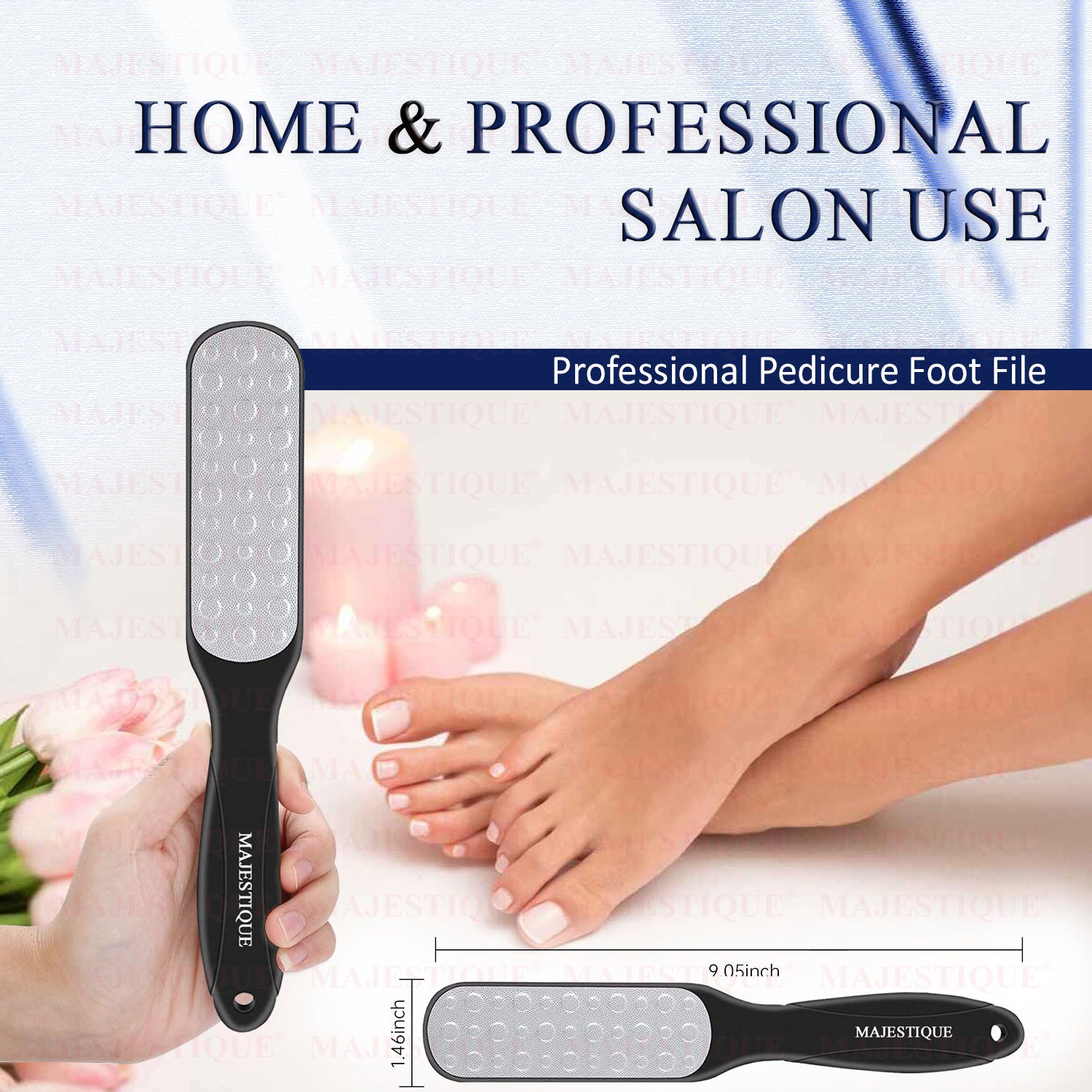 Callus Remover Foot Scrubber for Pedicure Spa Treatment - Color May Vary