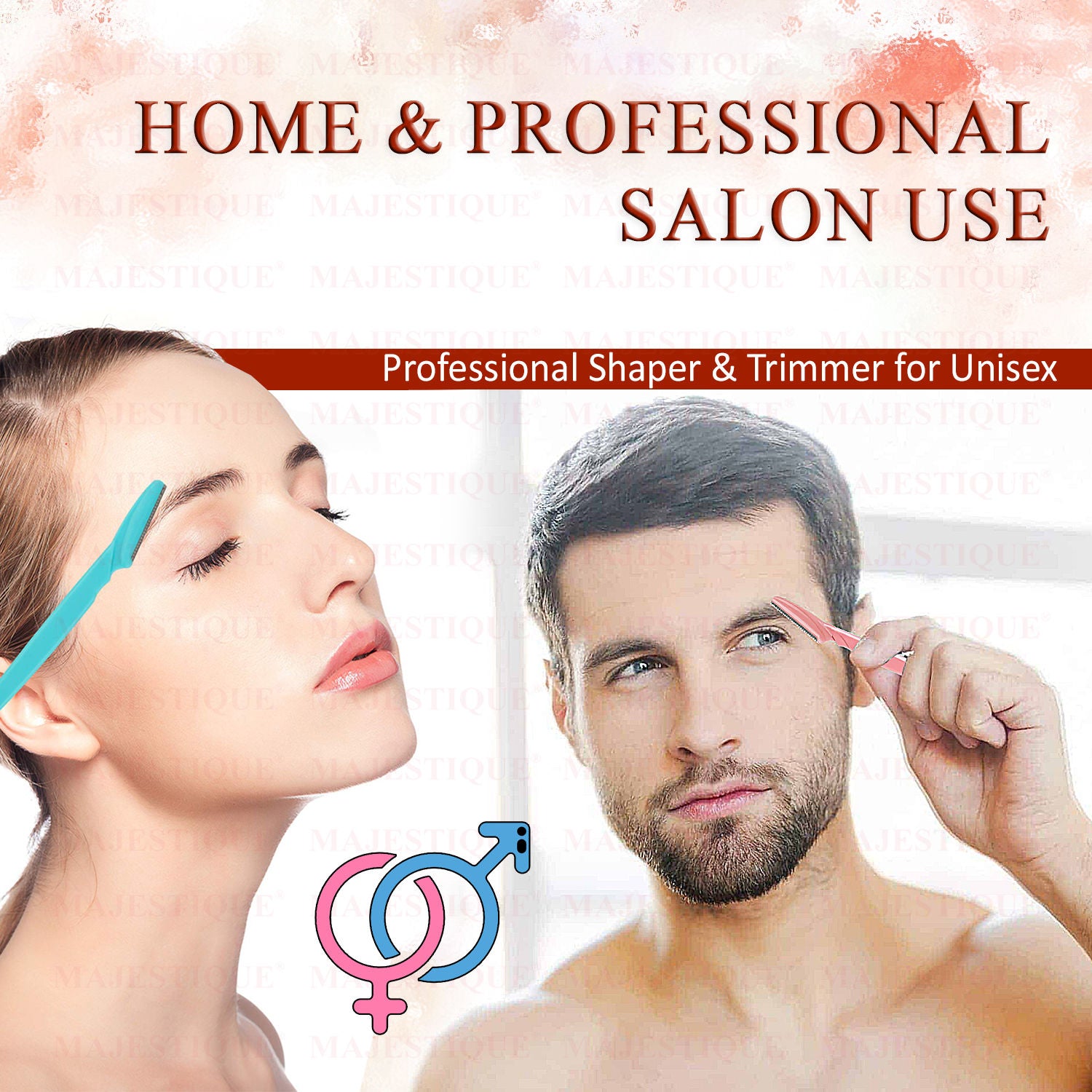 Eyebrow Razor Shaper & Trimmer Face Shave, Face Touch-Up - Color May Vary