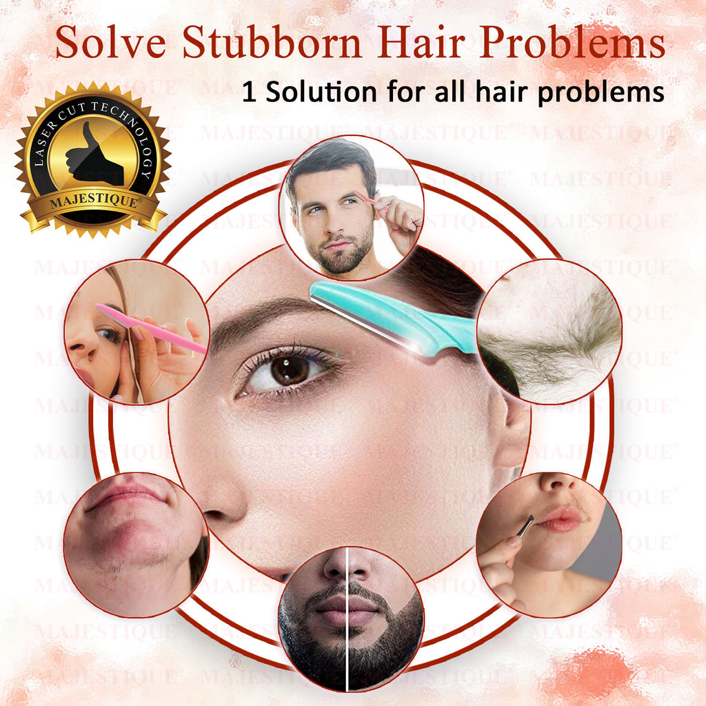 Eyebrow Razor Shaper & Trimmer Face Shave, Face Touch-Up - Color May Vary