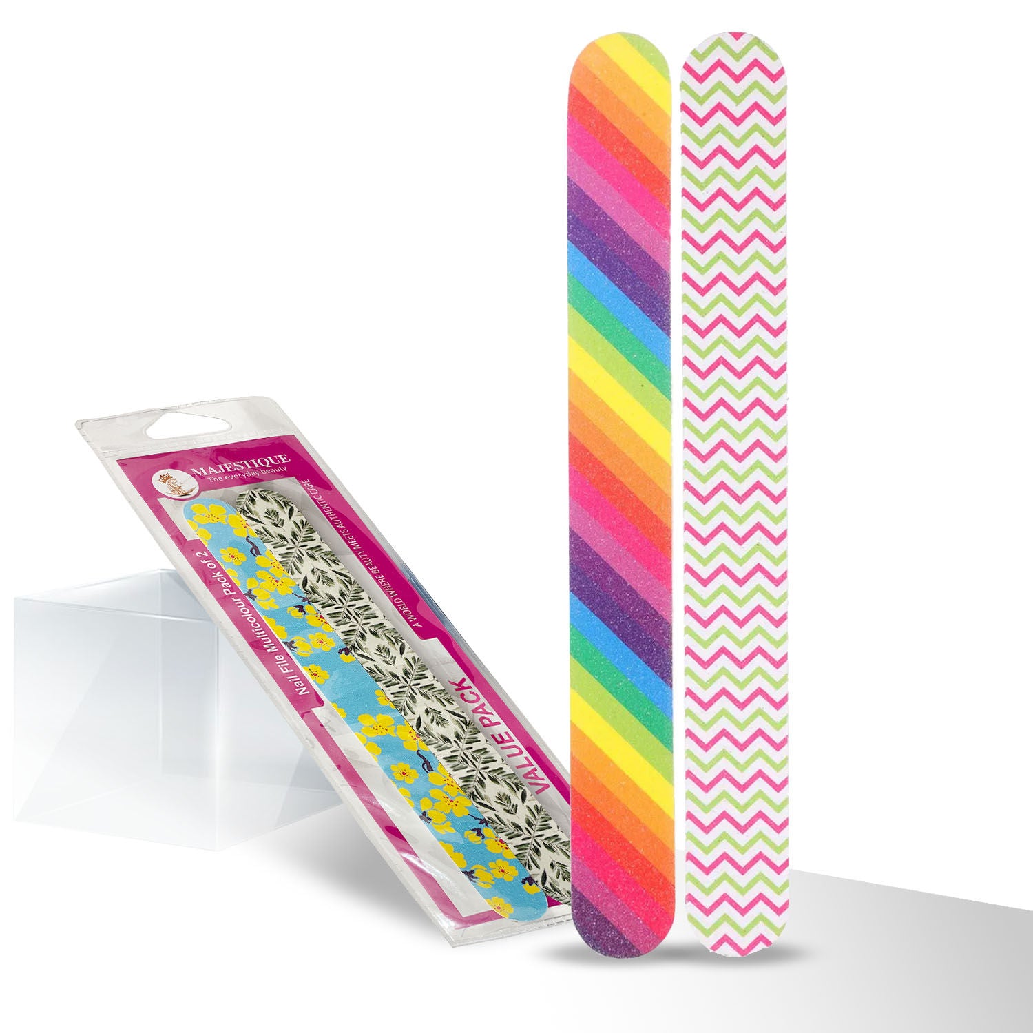 Colorful Nail File Strips - Double Sided for Mani & Pedi - Color May Vary