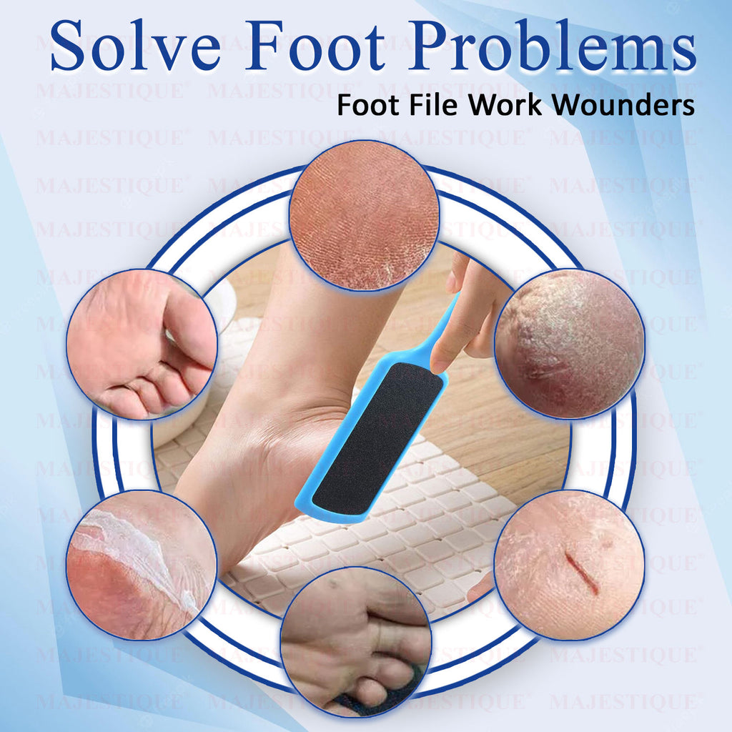 Double-Sided Foot Scrubber - Tools for Wet and Dry Feet - Color May Vary