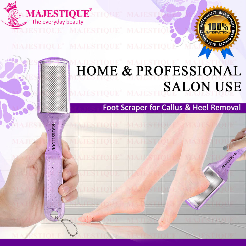 Foot Scraper for Callus & Heel Removal - Dry & Wet Pedicure Tool - Color May Vary