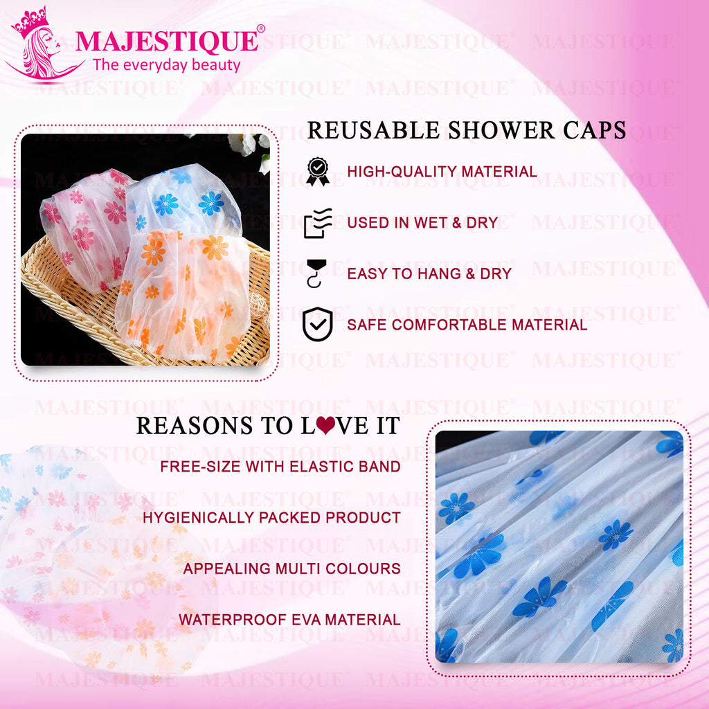 Premium Shower Cap (Colour May Vary)