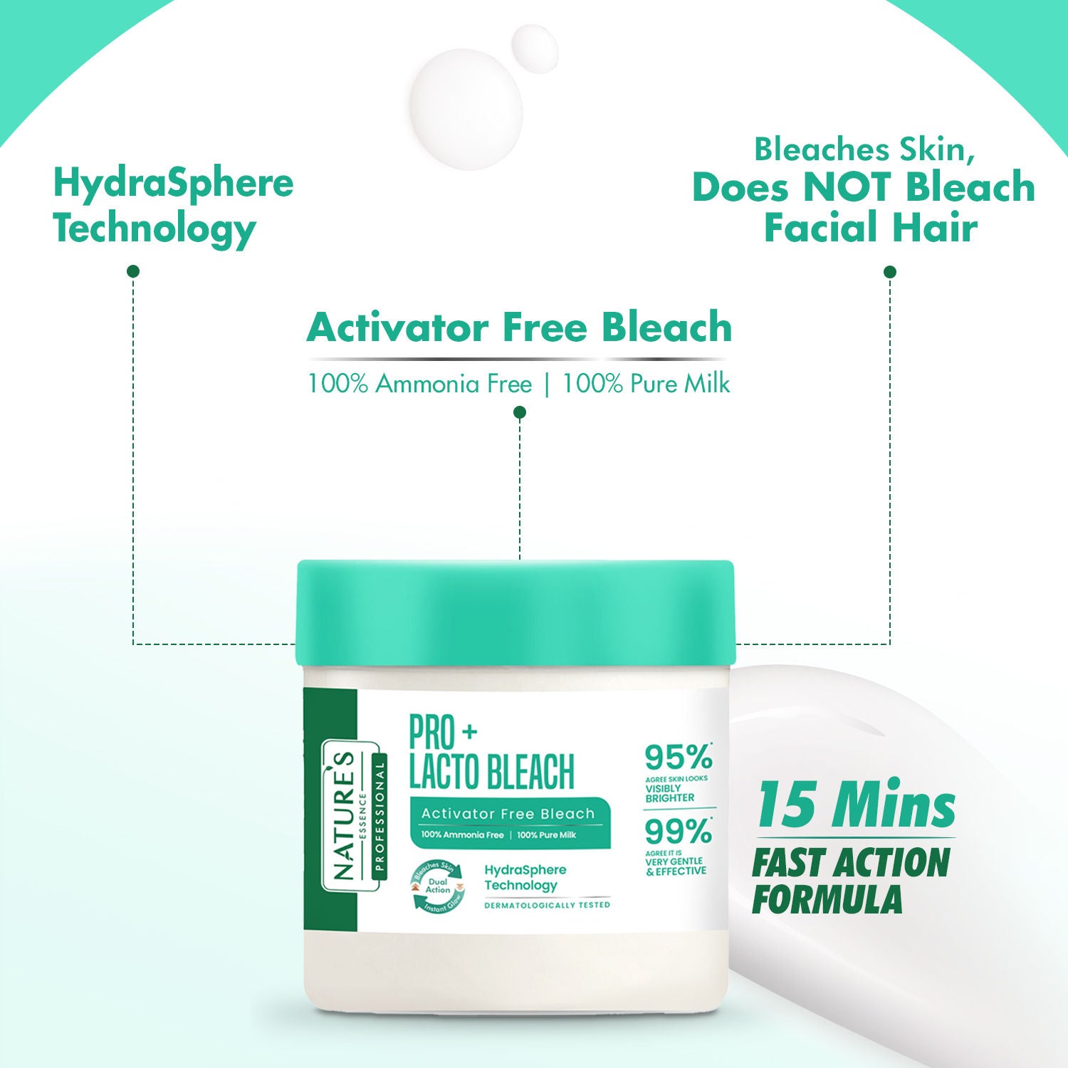 Lacto Bleach Natural Milk Bleach Without Activator