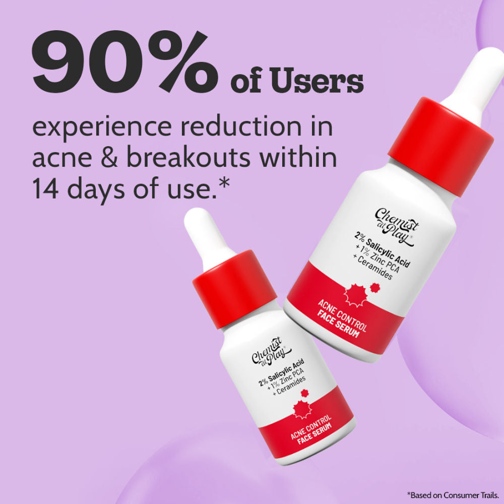 2% Salicylic Acid Face Serum Treats Active Acne, Controls Excess Oil