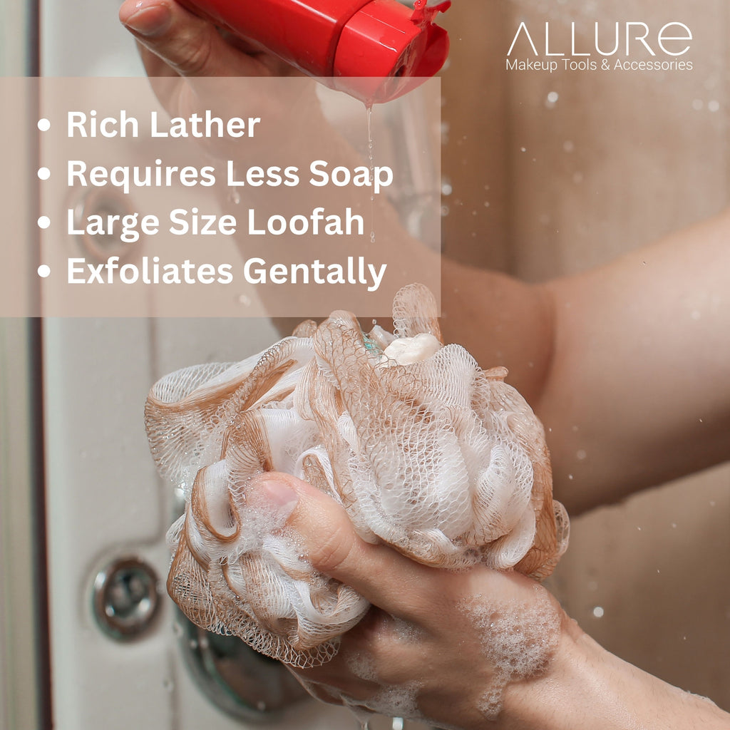 Metallic Loofah (Colour May Vary)
