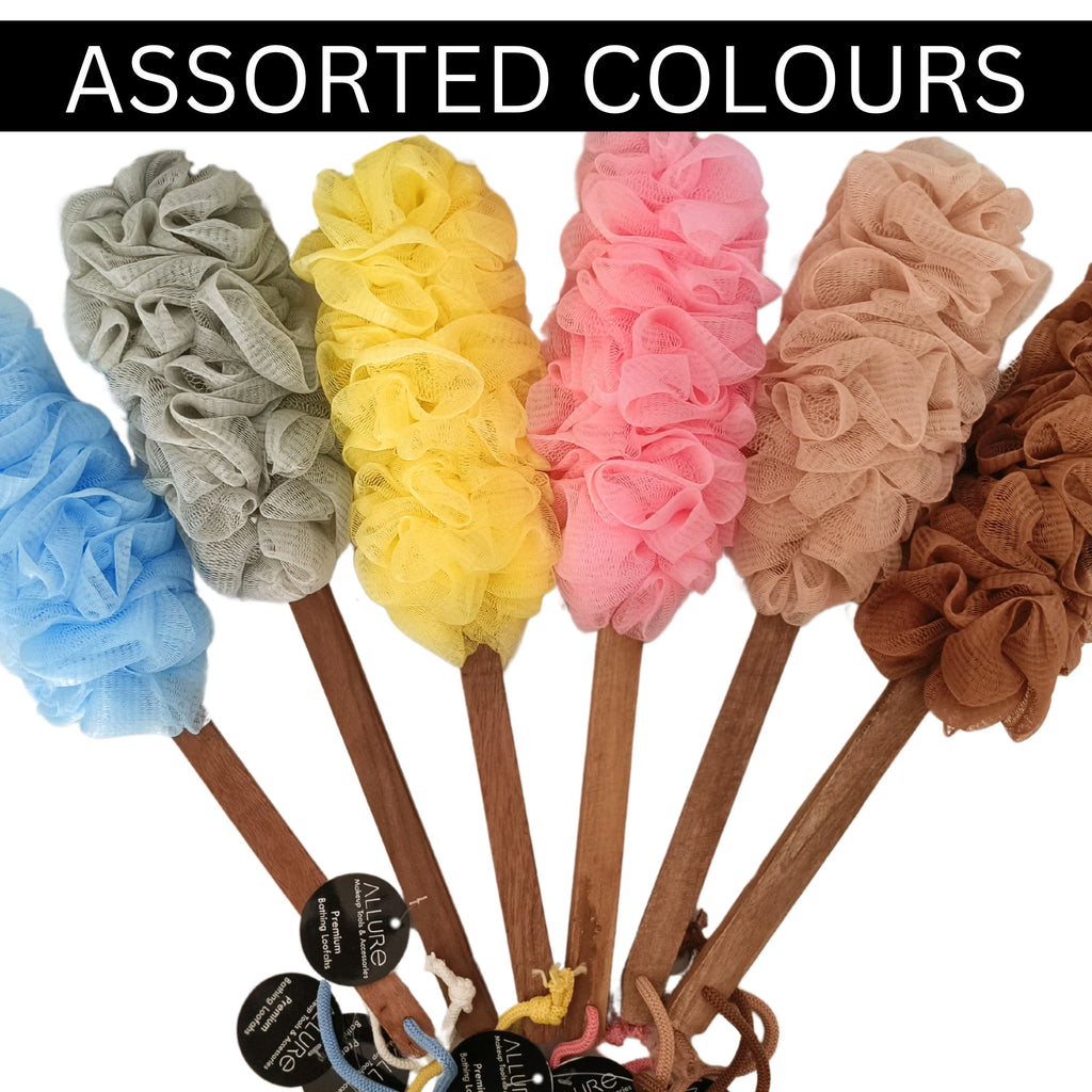 Bathing Brush Wooden Loofah (Mix Colours)