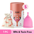 Reusable Menstrual Cup With Cotton Carry Pouch