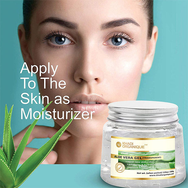 Pure Natural Aloe Vera Transparent Gel For Skin & Hair, Hydrate & Moisturize