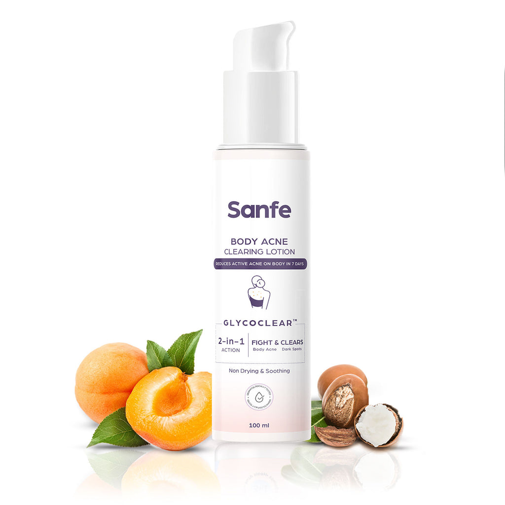 Back & Bum Acne Clearing Lotion with Shea Butter & Peach Extracts