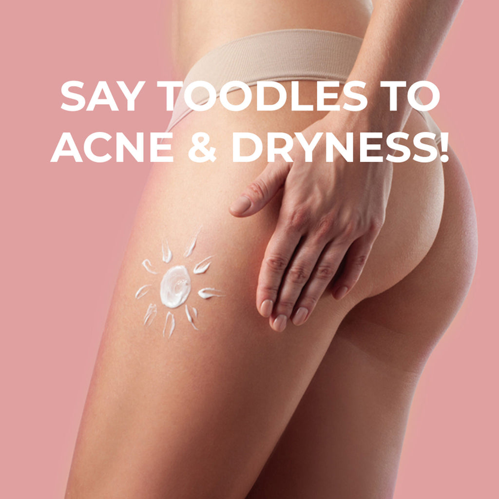 Back & Bum Acne Clearing Lotion with Shea Butter & Peach Extracts