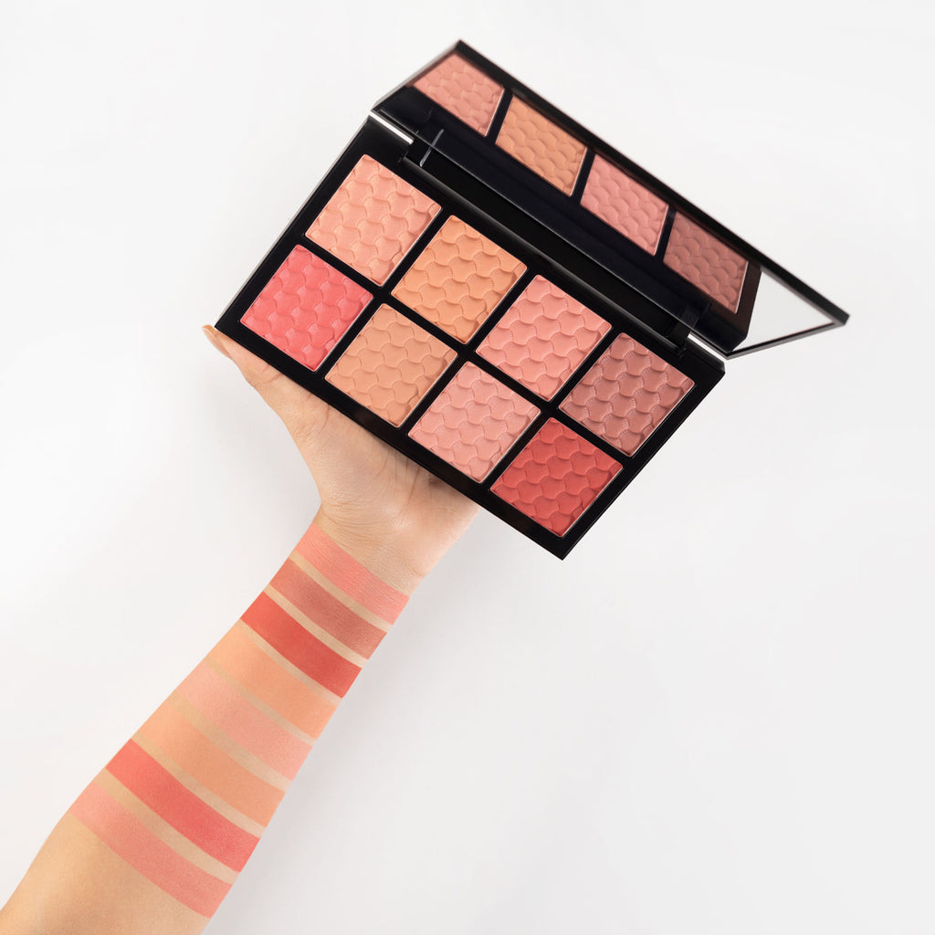 Spotlight Blusher Palette X8 - All in One MUA Palette, High Payoff, Shades for Every Skin Tone