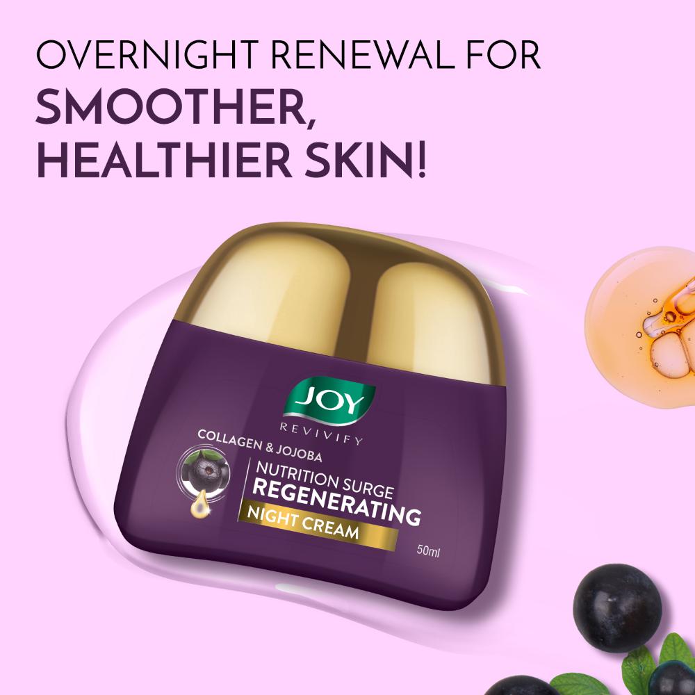 Night Cream with Collagen, Jojoba, Shea Butter & Gotu Kola For Overnight Skin Repair