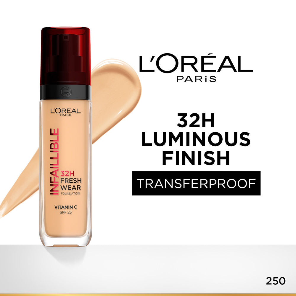 Infallible 32H Fresh Wear Foundation - 250 Sable Eclat Radiant Sand
