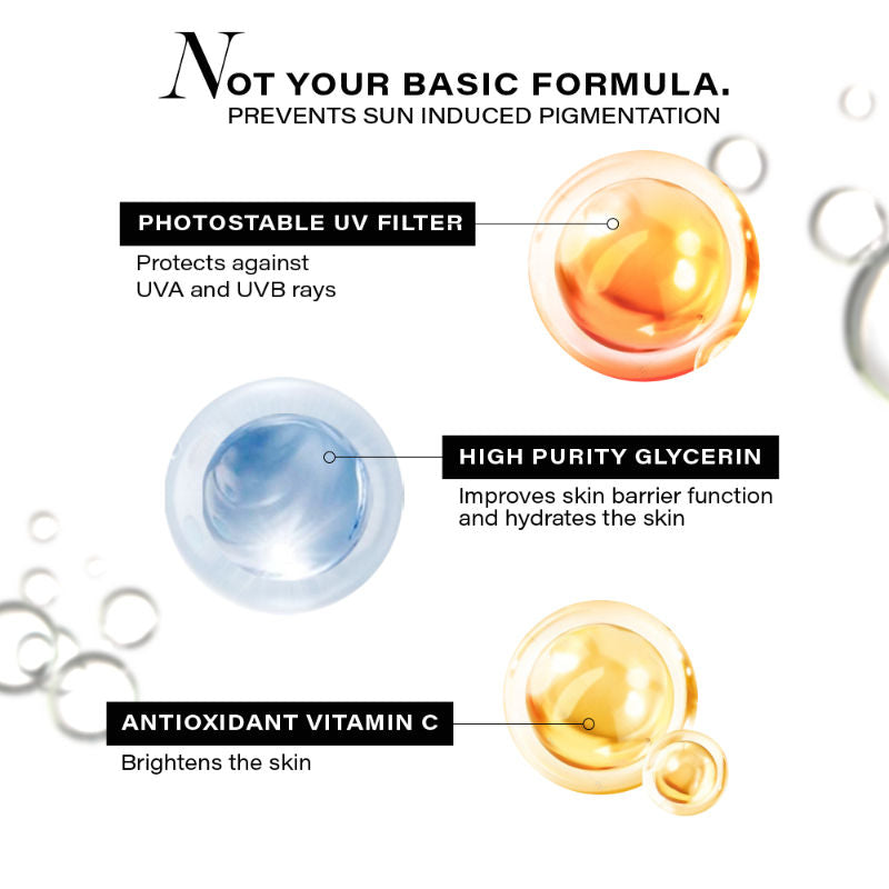 SPF 50 PA++++ Hydrating Sheer Sunscreen With Niacinamide For Dry Skin, Non Sticky
