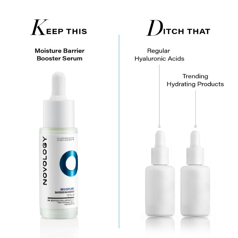 Moisture Barrier Booster Serum For 48 Hours Of Hydration, For Dry skin, Non Sticky