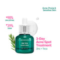 Zinc Teca Blemish Serum 3-Day Acne Spot Treatment, Reduces Dark Spots