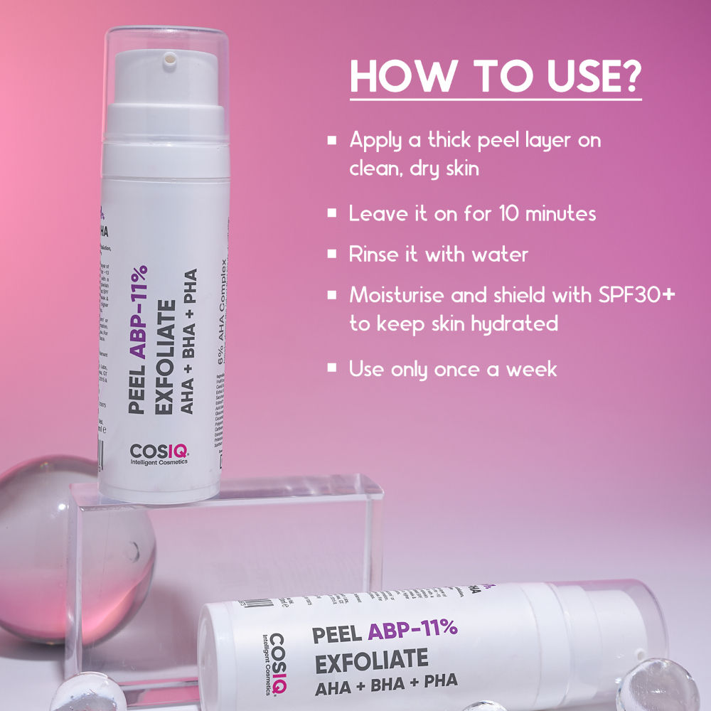 Peel ABP-11% Exfoliate AHA + BHA + PHA Beginner Friendly Serum