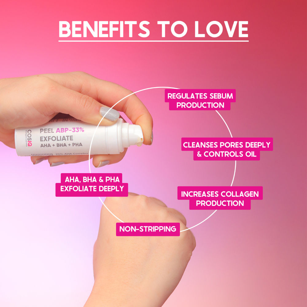 Peel ABP-33% High Strength Exfoliate AHA + BHA + PHA Serum