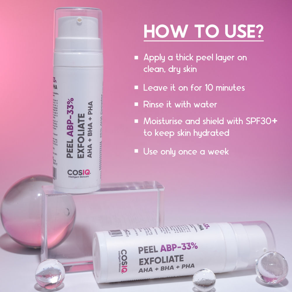 Peel ABP-33% High Strength Exfoliate AHA + BHA + PHA Serum