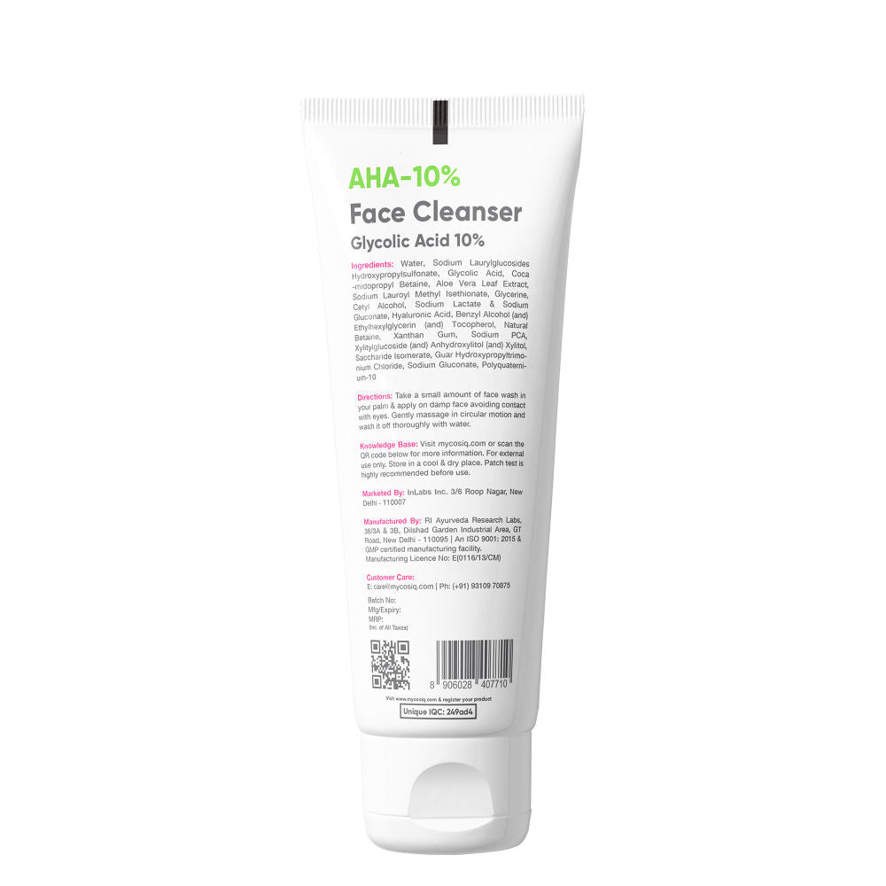 AHA-10% Glycolic Acid Face Cleanser