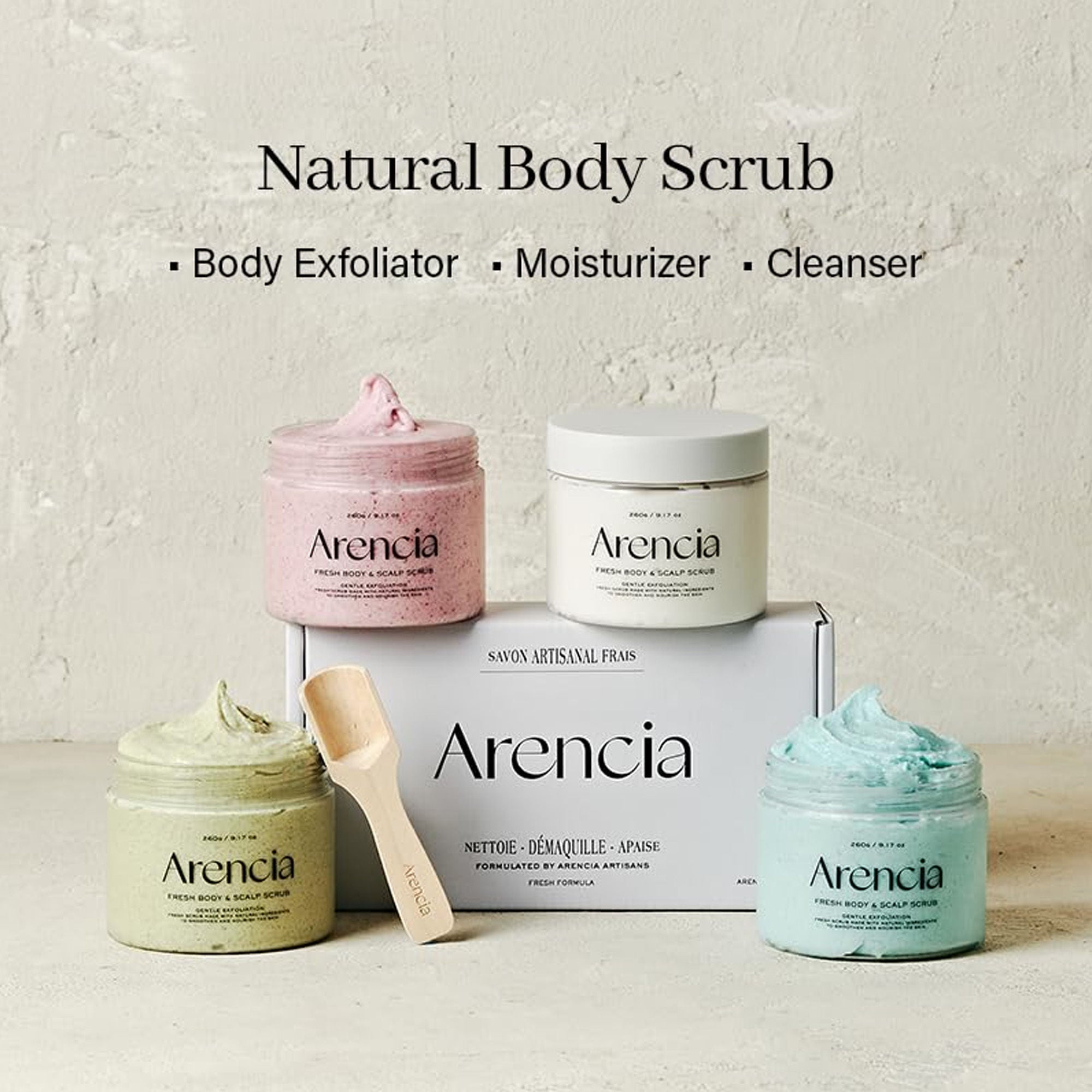 French Mint & Lily Fresh Cloud Body & Scalp Scrub