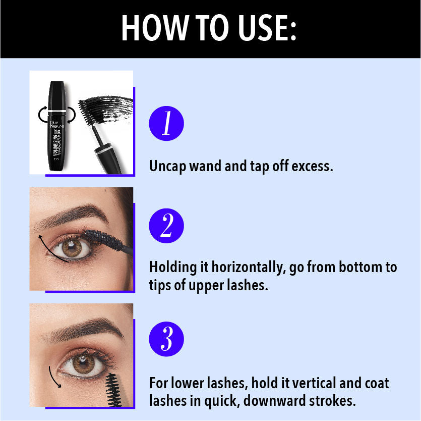 10x Volumising Mascara - Black