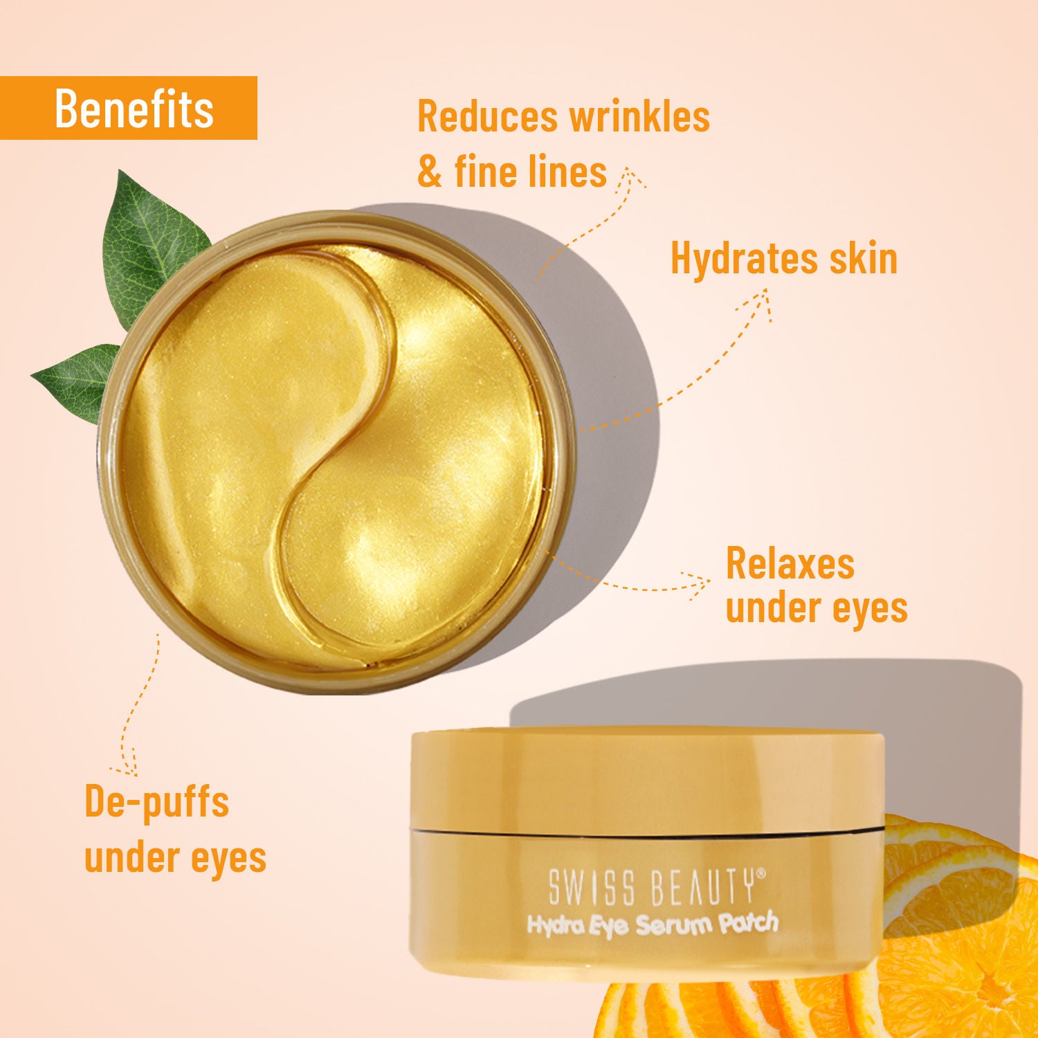 Hydra Eye Serum Patches For Dark Circles And Puffiness , Hydrate Skin