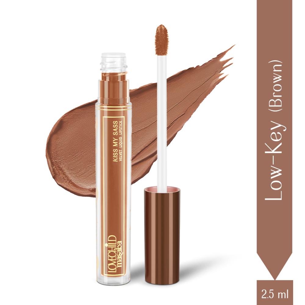 Transfer-proof Long-lasting Velvet Liquid Lipstick, Enriched with Hyaluronic Acid and Kaolin Clay - Low Key