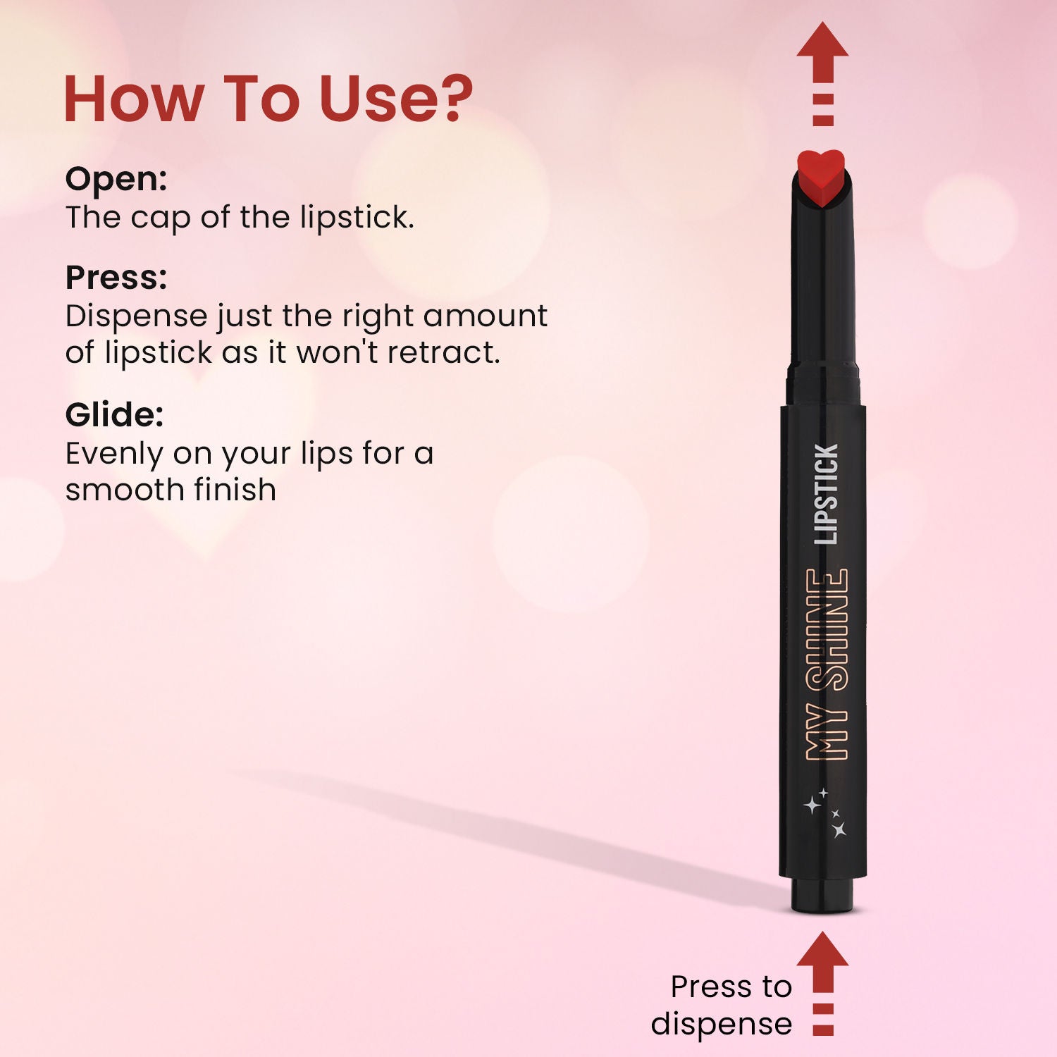 My Shine High Pigmented & Long-Lasting Lipstick Enriched with Vitamin E