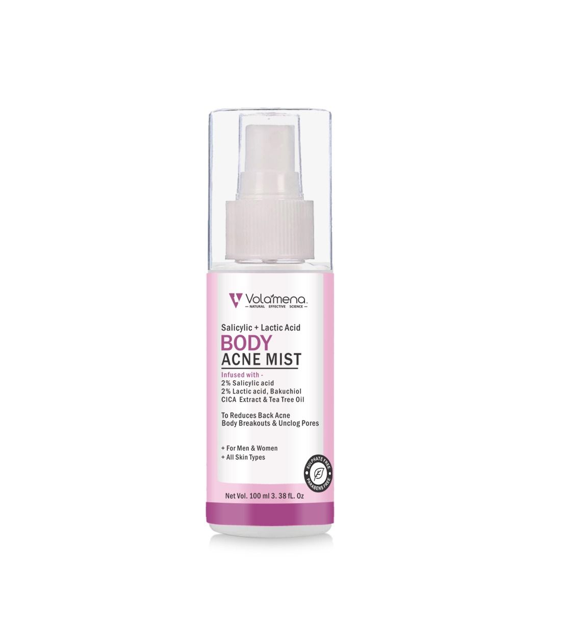 Body Acne Mist With Salicylic & Lactic