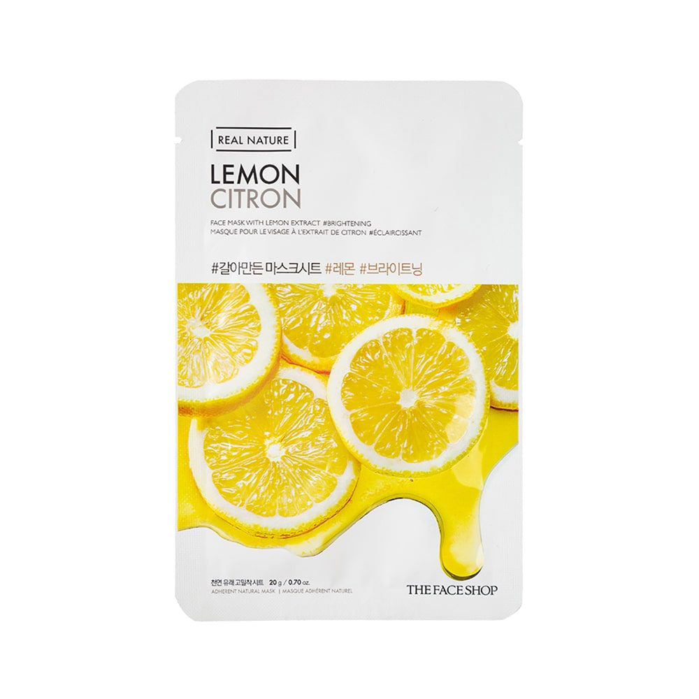 Real Nature Face Mask - Lemon