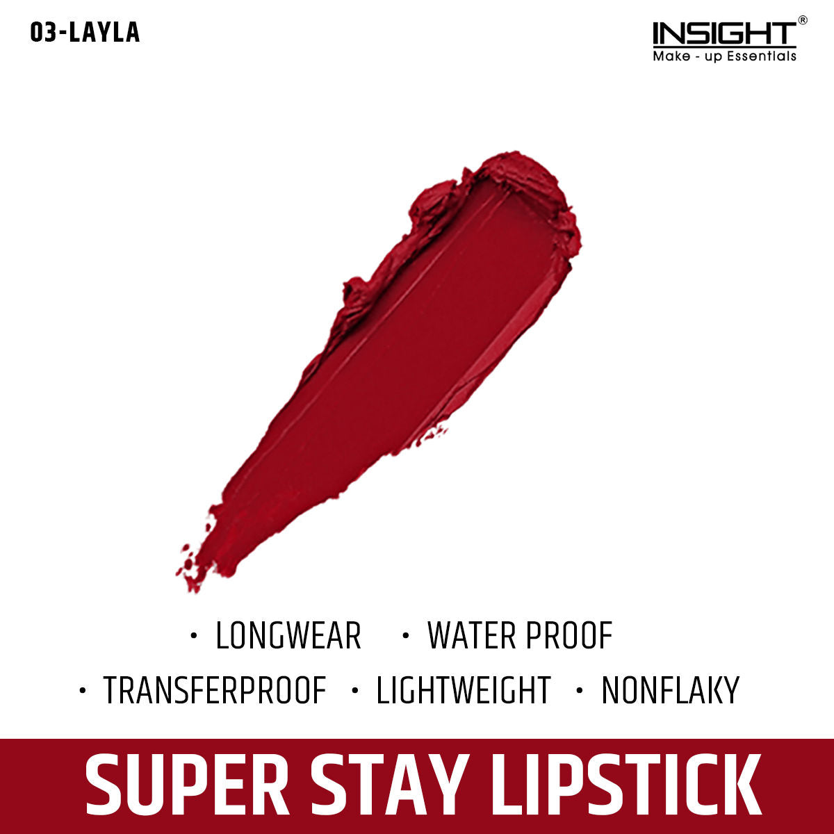 Super Stay Lipstick, Long Lasting Lightweight Transferproof Formula