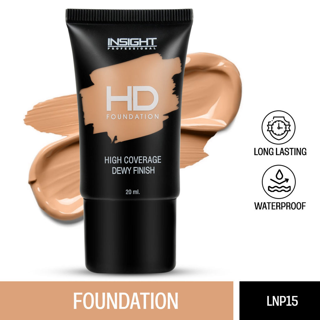 Hd Foundation, Dewy Weightless Finish, Waterproof & Long Wear - Lnp 15