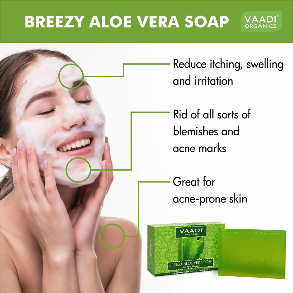 Breezy Aloe Vera Soap Soft Skin Therapy