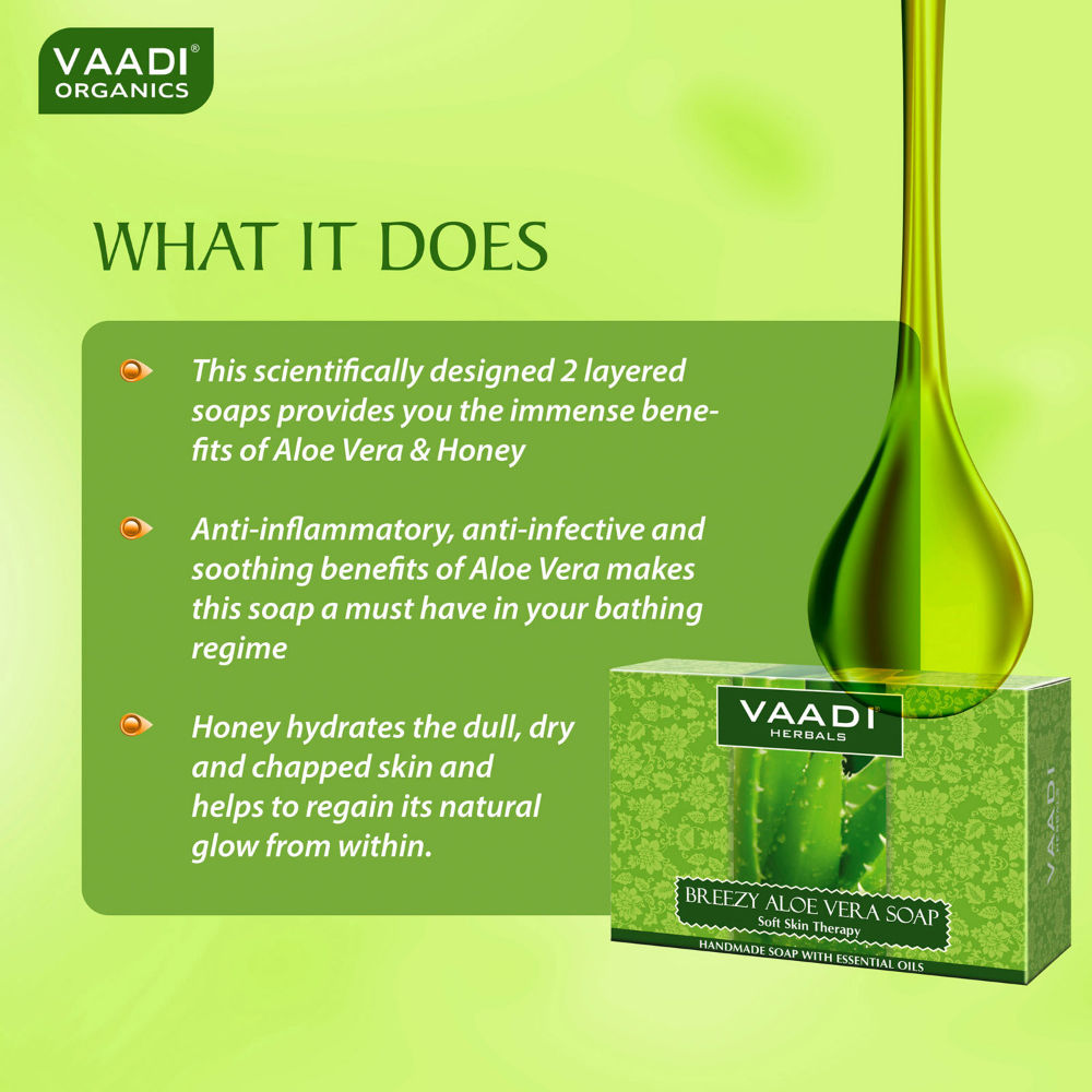 Breezy Aloe Vera Soap Soft Skin Therapy