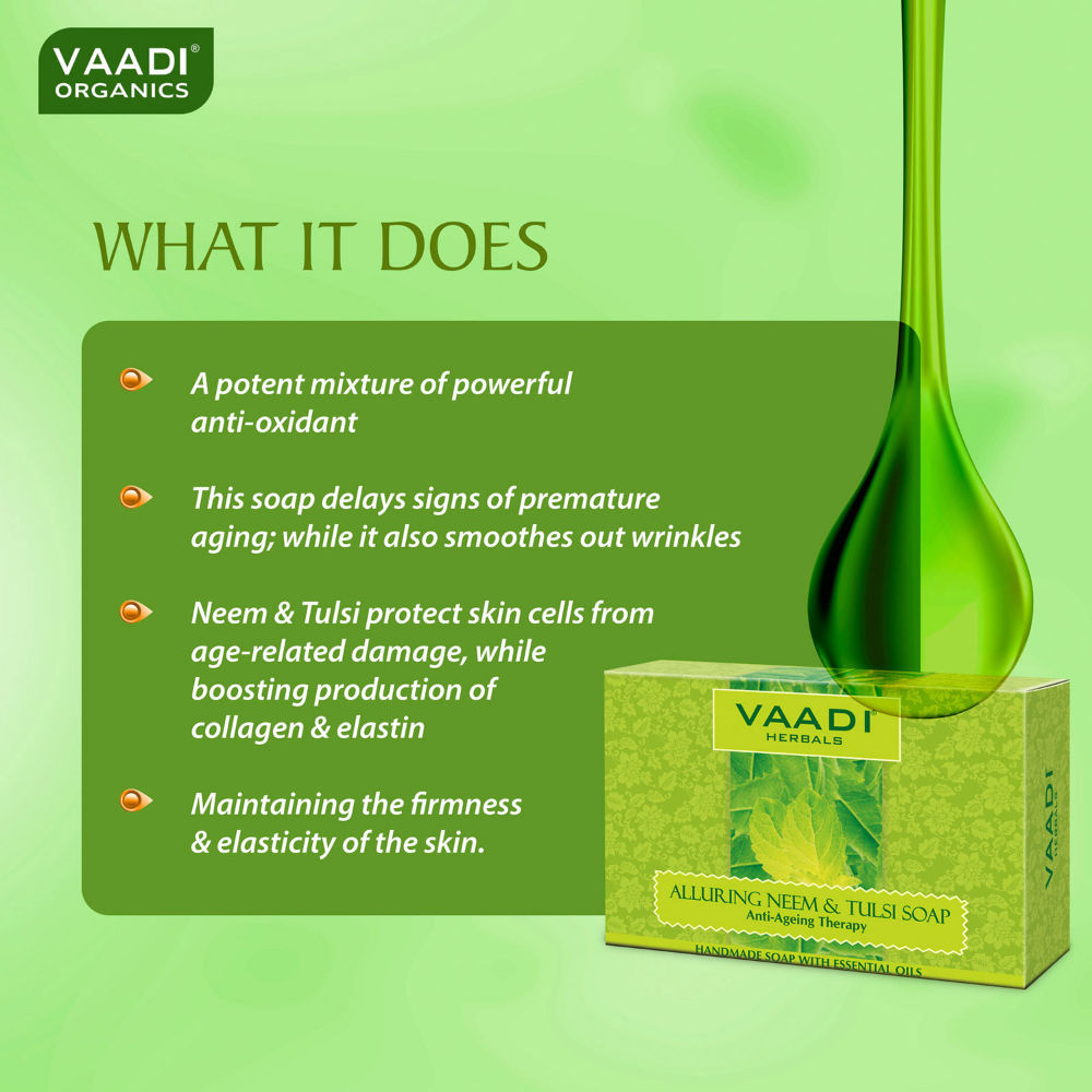 Alluring Neem And Tulsi Soap
