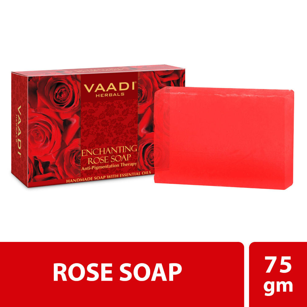 Enchanting Rose Soap With Anti Pigmentation Therapy