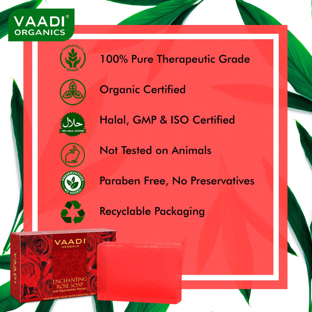 Enchanting Rose Soap With Anti Pigmentation Therapy