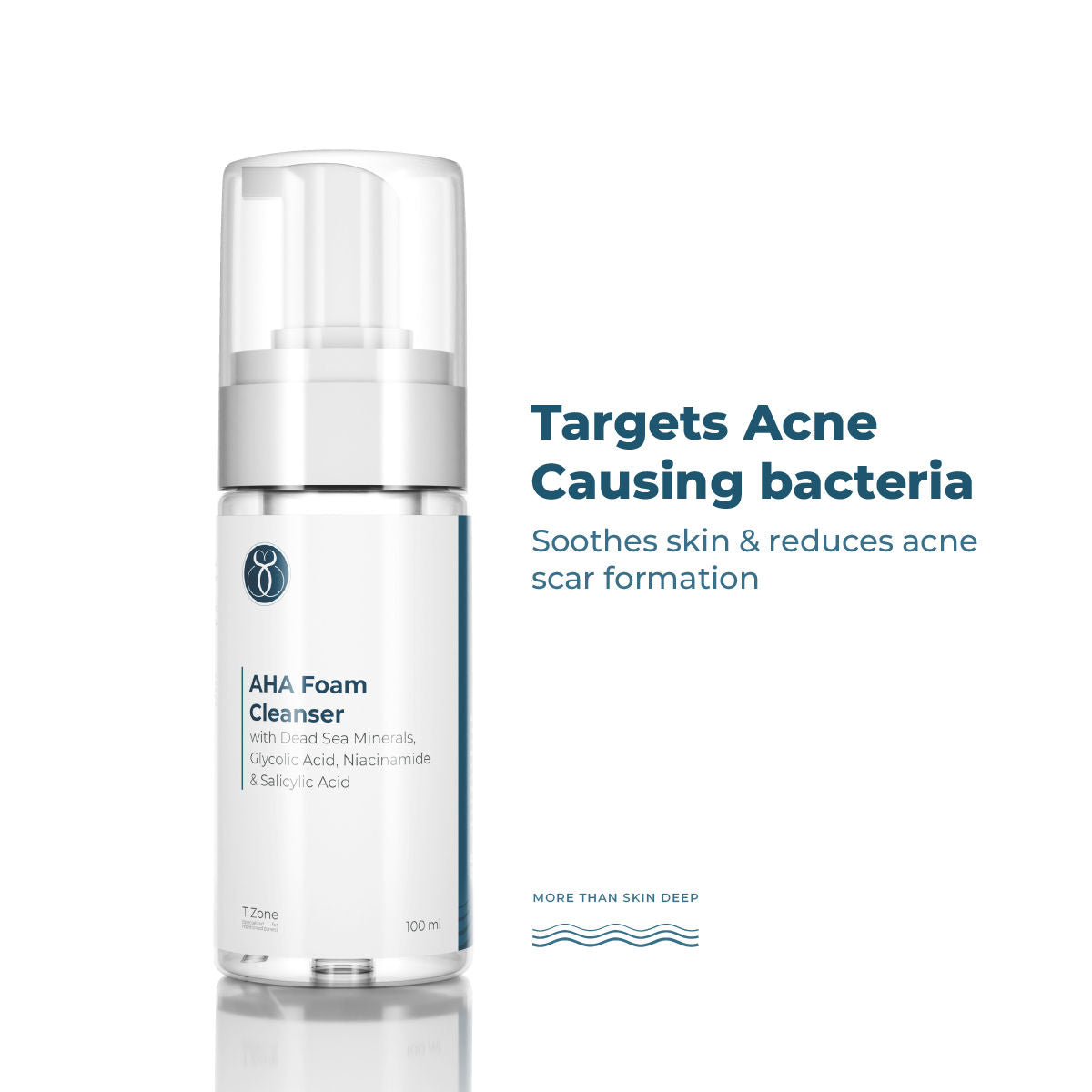 Aha Foam Cleanser With Dead Sea Minerals & Glycolic Acid