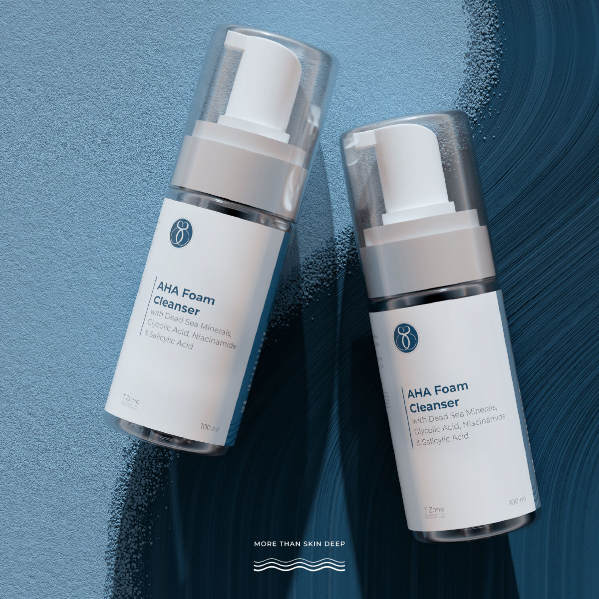 Aha Foam Cleanser With Dead Sea Minerals & Glycolic Acid