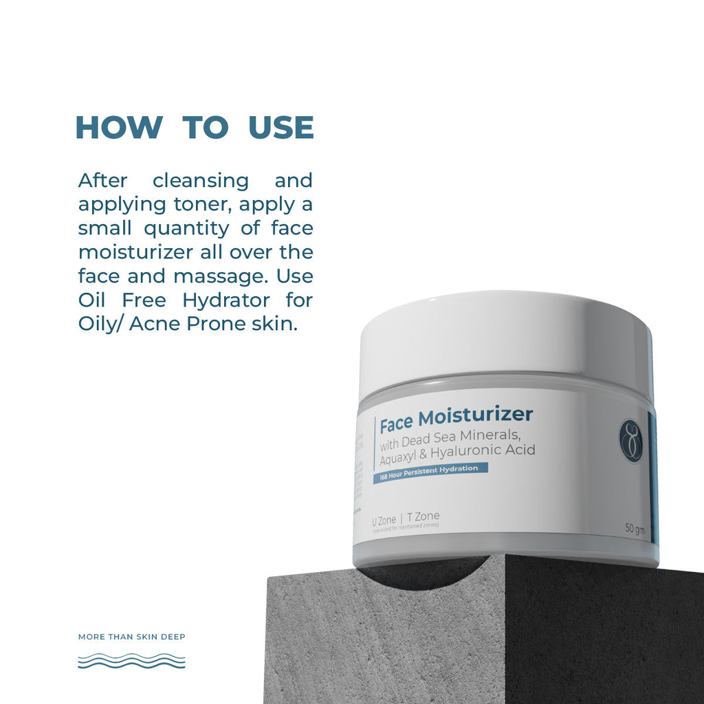 Hydraing Face Moisturiser With Dead Sea Minerals, Aquaxyl & Hyaluronic Acid