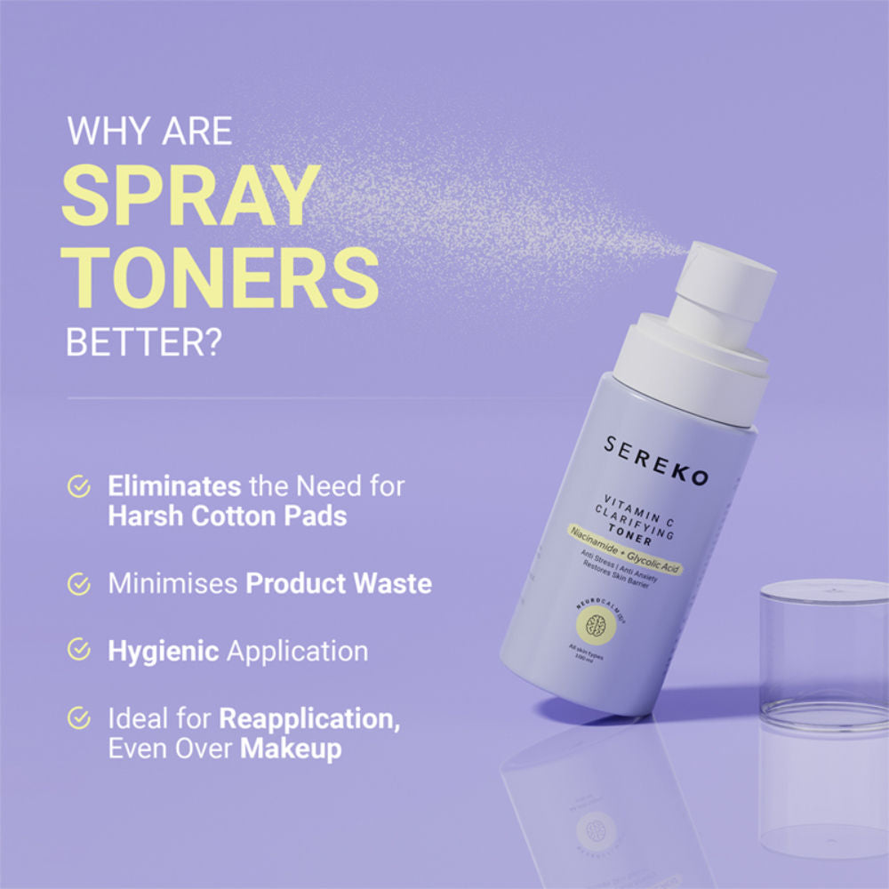 Vitamin C Clarifying Face Toner With Niacinamide For Brightening & Tighten Pores