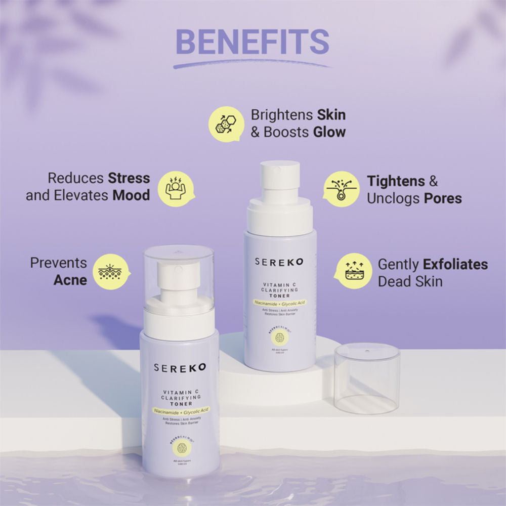 Vitamin C Clarifying Face Toner With Niacinamide For Brightening & Tighten Pores